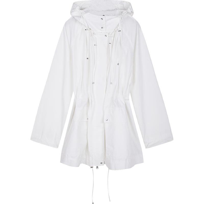 

JNBY 2026 Spring H-Line Hooded Trench Coat S