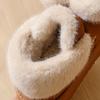 Women's Plus Size Snow Boots Short Tube Sponge Cake Thick Heel Bow Cotton Boot Waterproof Shoes 36-41
