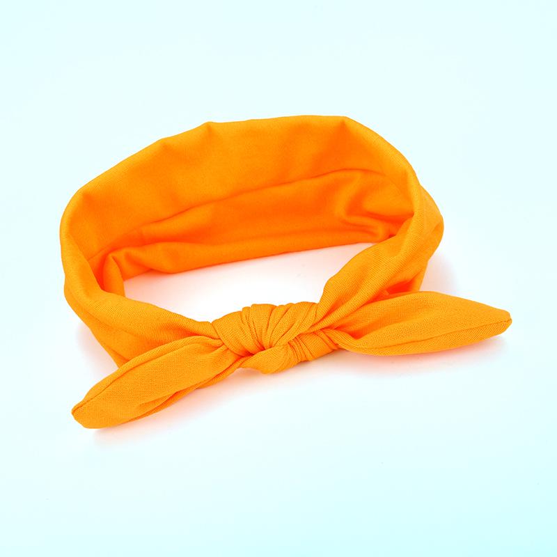 Europäisches & Amerikanisches Schleifenstoff-Stirnband mit Hasenohren