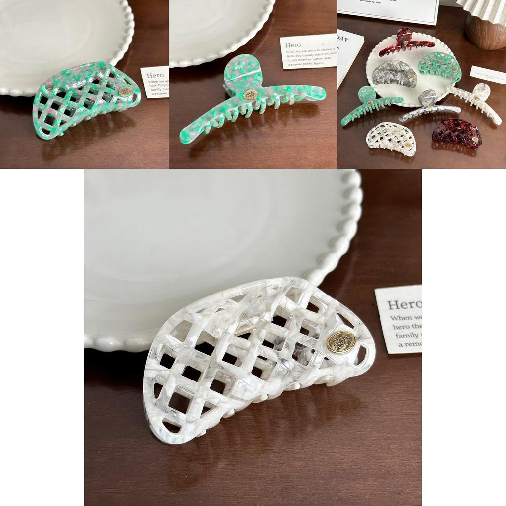 Unique Geometric Hair Claw Clips For Women Featuring Elegant Colors And Handmade Craftsmanship