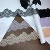 ( 4 Colors )  5m X 6cm Narrow Chantilly Lace, Inelastic French Eyelash Lace Trim for Lingerie, Dress, Garment, Sewing & Crafting