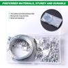 131pcs 30m Picture Wires Set with Hangers Frame Wires Set for Mirrors & Artwork