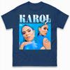 Karol G Collage Graphic TShirt Unisex Unisex Reggaeton Singer Fan Casual Short Sleeve Cotton Tops