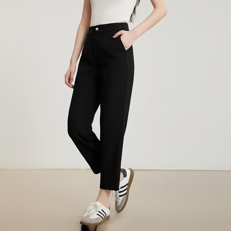 Gejin Women's Slim-Fit Straight Leg Casual Pants 9132430140