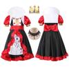 Toku und Yuu Herzkönigin Cosplay für Trumpfmagier Rot und Niedlich Kinder, Prinz, Hexe, Halloween, Land, Charakter, Junge, Krone, Weihnachten, Lustig,