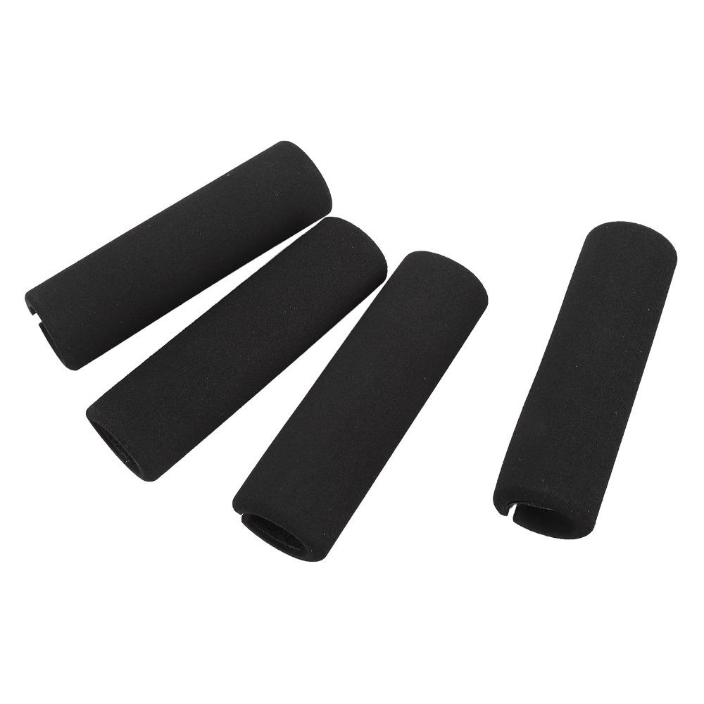 4Pcs Hook and Loop Design Foam Handle Grip Sponge Handle Sleeve Fitness Equipment Use