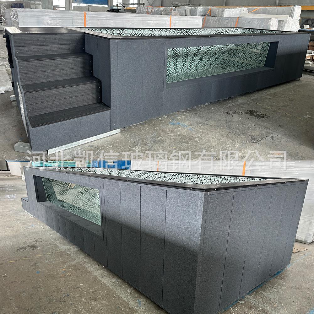 Compact Movable Fiberglass Swimming Pool for Outdoor Homestay or Garden Villa