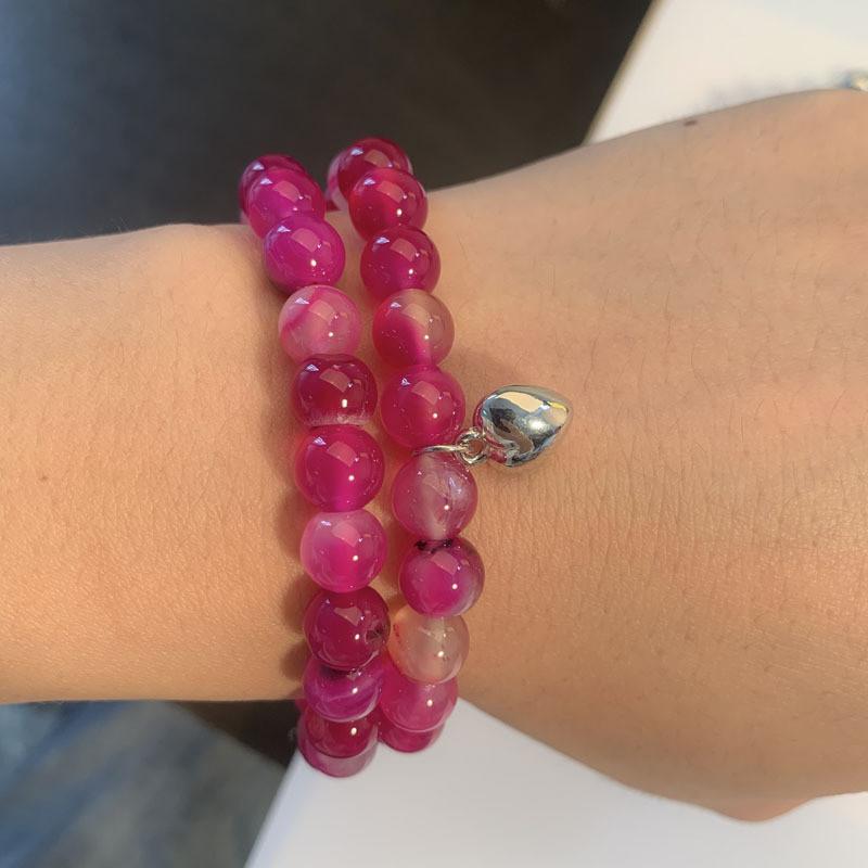 Geometric Stone Bracelet Set For Girls With Handcrafted Design For Gift Giving