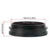 Aluminum 1X Barlow Lens for SM Series Stereo Microscopes 100mm Working Distance 48mm Dia Stereo Microscopes Accessories