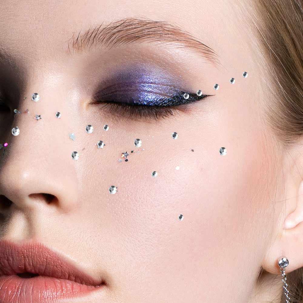 Fashion Face Rhinestone Crystal Stickers 3-12MM 3D  Gems Decals  Women
