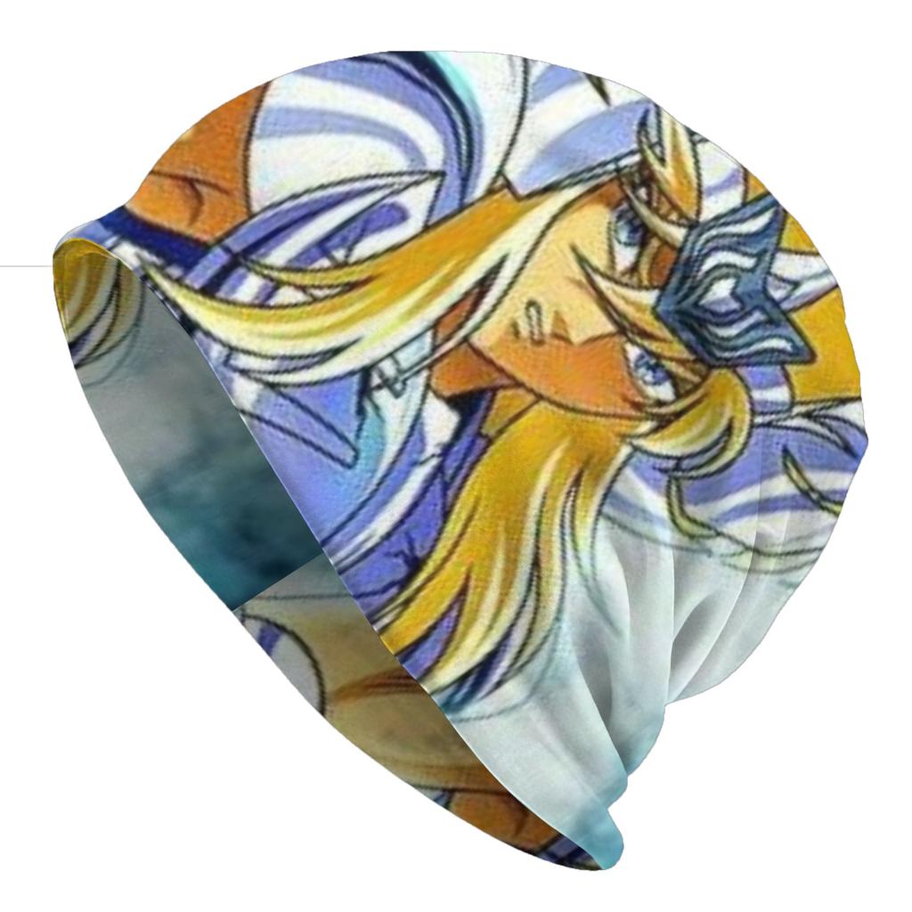 Hyoga (4) Autumn Spring Caps For Men Women Saint Seiya Ski Caps Soft Bonnet Hats Skullies & Beanies Hat