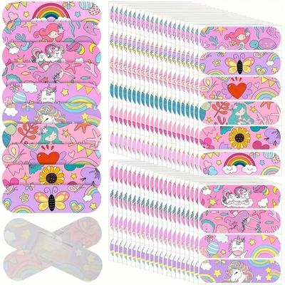 20 STÜCKE 50 teile/satz Cartoon Kawaii Mädchen Pferd Drucke Pflaster Haut Dressing Band Patch Streifen Klebebänder Pflaster Woundplast