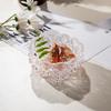 Exquisite Japanese Sashimi Crystal Glass Bowl - Decorative, Versatile Tableware for Home and Restaurant