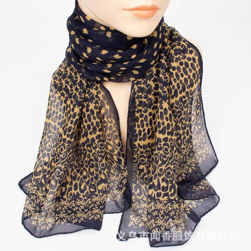 

Классический шифоновый шарф 155*50 см One Size