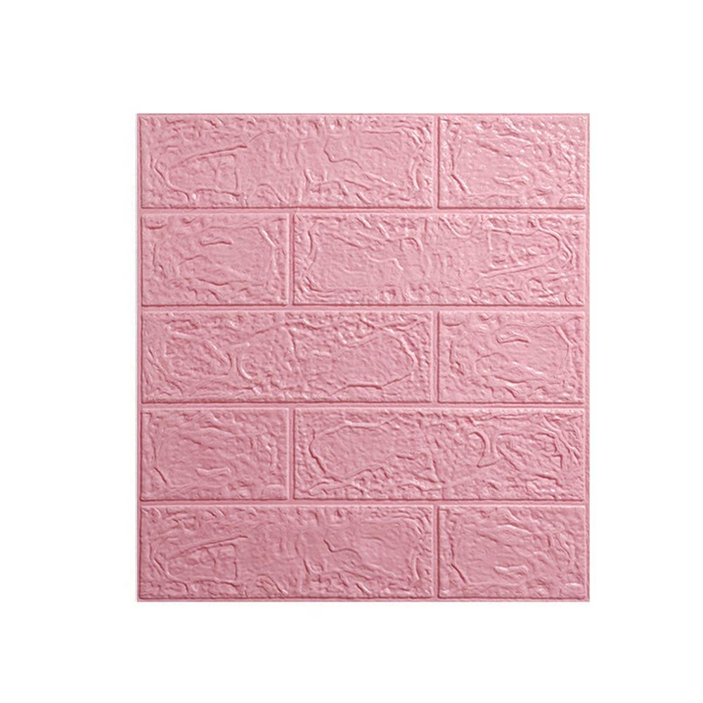 DIY 3D Imitation Brick Wall Stickers Peel and Stick Background Wallpaper  Wallboard Renovation