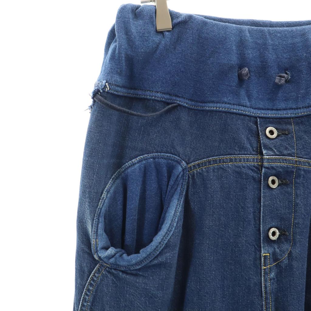 KAPITAL Made In Japan Nouvelle Denim Saruel Pants 2 Wash Blue Men's Used