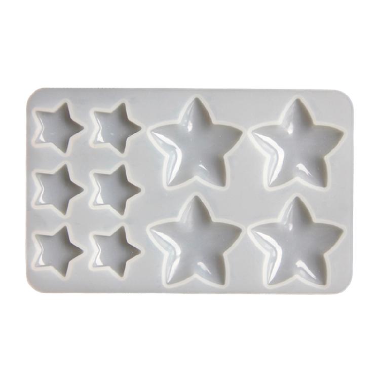 DIY Crystal Star Pendant Silicone Mold Epoxy Resin Mould for Jewelry Making Art 1