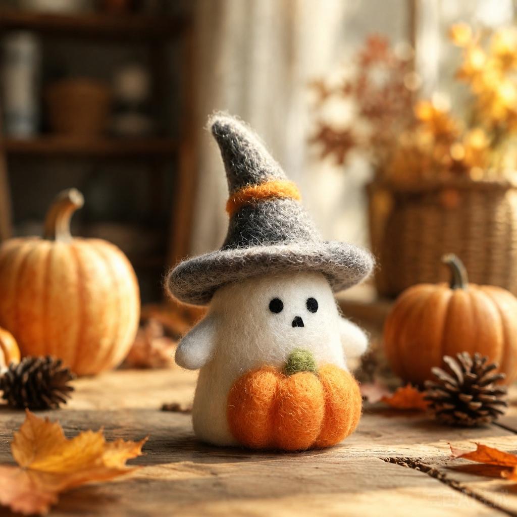 Halloween and Pumpkin Decorations for Mantel Shelf Table Centerpiece