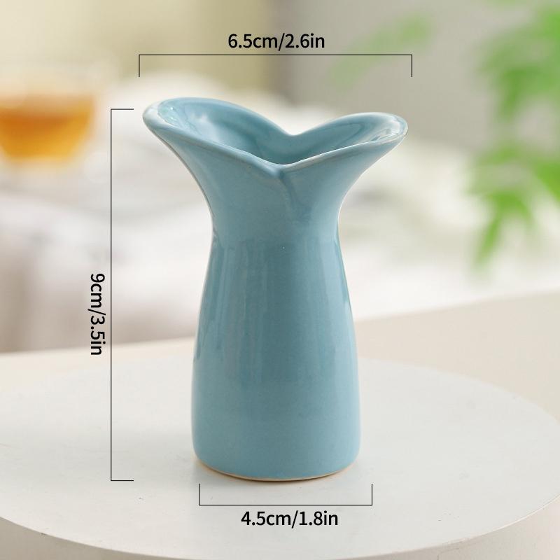Ins Ceramics Vase Plant Flower Bottle Table Decoration Flower Vase Colorful Vases Wedding Decoration Home Decoration