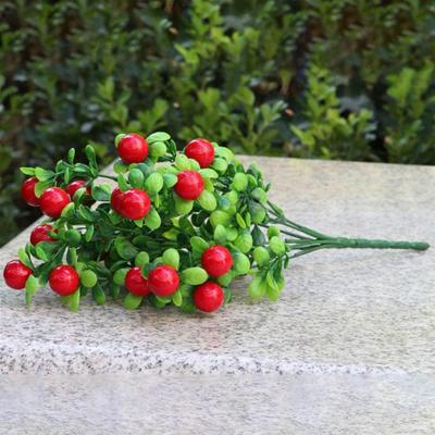 1 stk 6 grener 18 hoder Kunstig simulering Frukt Blomst Hjem Hage Dekorasjon DIY Kunst