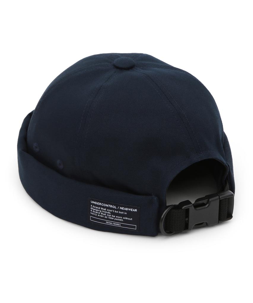 Eondeokeonteulol Cotton Brimless Cap Mold Cap / Twill Cotton / Navy