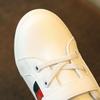 Fashion Bee Children's Shoes Embroidered Lace Casual Shoes With Round Toe And Rubber Sole