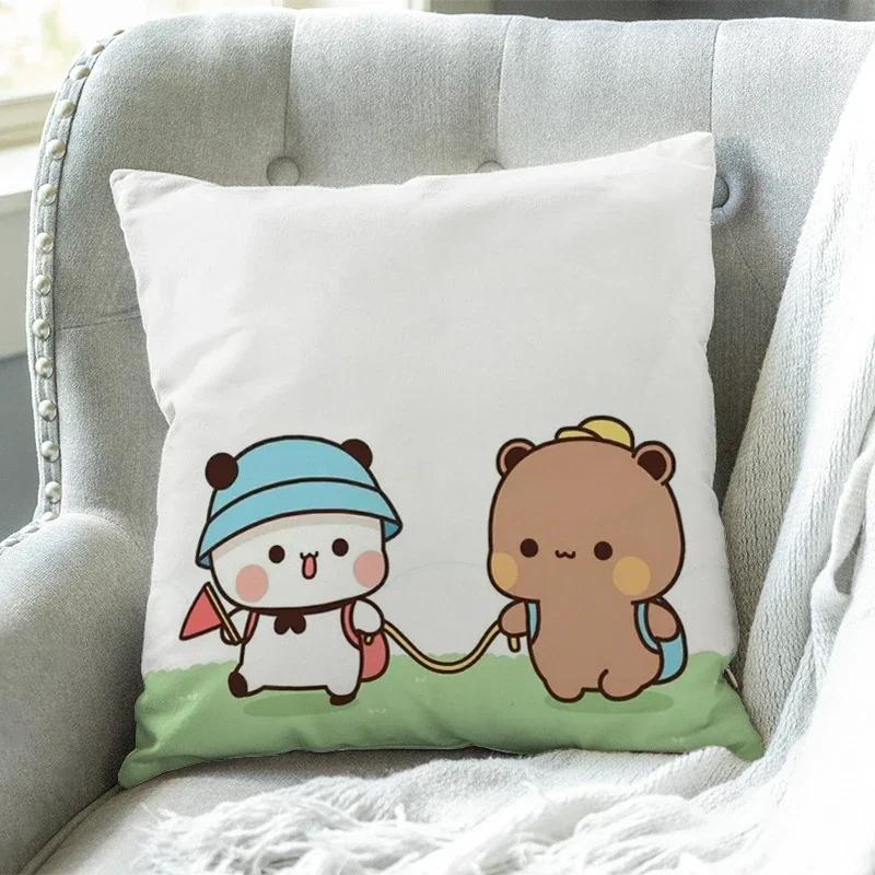 Pillowcase Bubu Dudu 45x45cm Home Decor Cushion Cover Sofa Bed Car Cushion Cover Halloween Christmas
