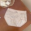 Ladies Summer Pure To Pure Cotton 7A Antibacterial Extension Crotch No Scar Middle Waist Triangle Briefs