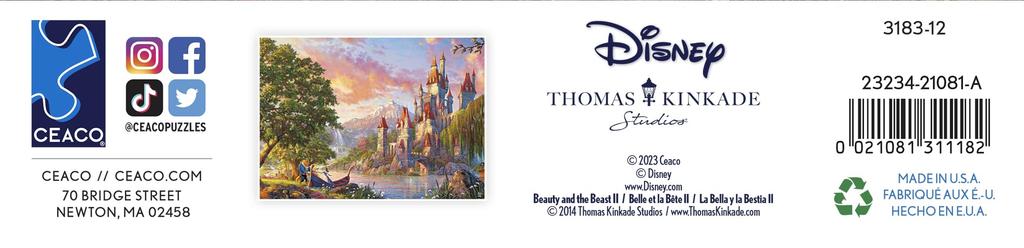 Ceaco Thomas Kinkade Disney Beauty and the Beast II 1000 brikker puslespill - - - -