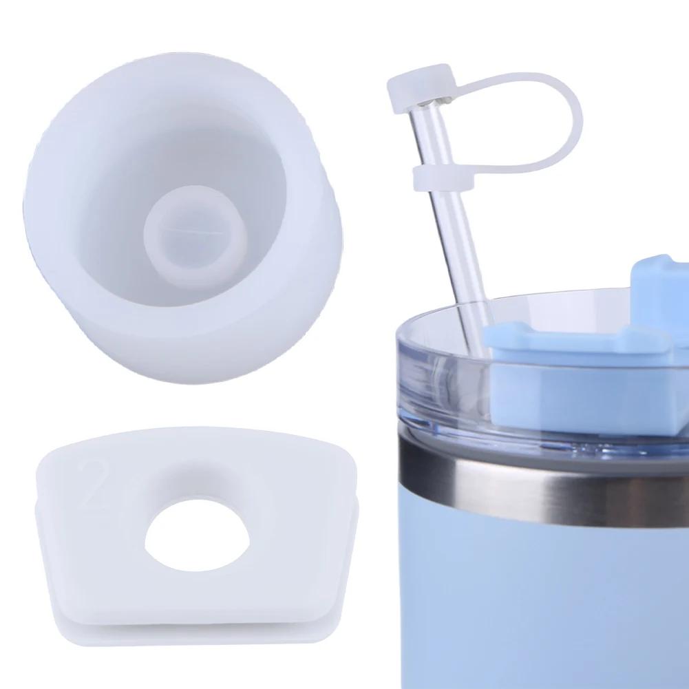 Silicone Cover for Stanley Cup Accessories 30/40oz Tumbler Water Bottle Protective Bottle Boot Sleeve & Straw Cover Cap