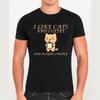 I Like Cats And Coffee Cat Lovers Funny Novelty Vintage Men's T-Shirt