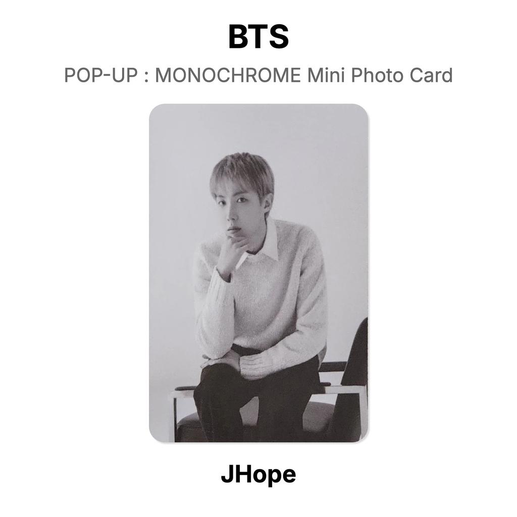 BTS SURGIR : TARJETA FOTOGRÁFICA MINI MONOCROMÁTICA Fotocarte Oficial