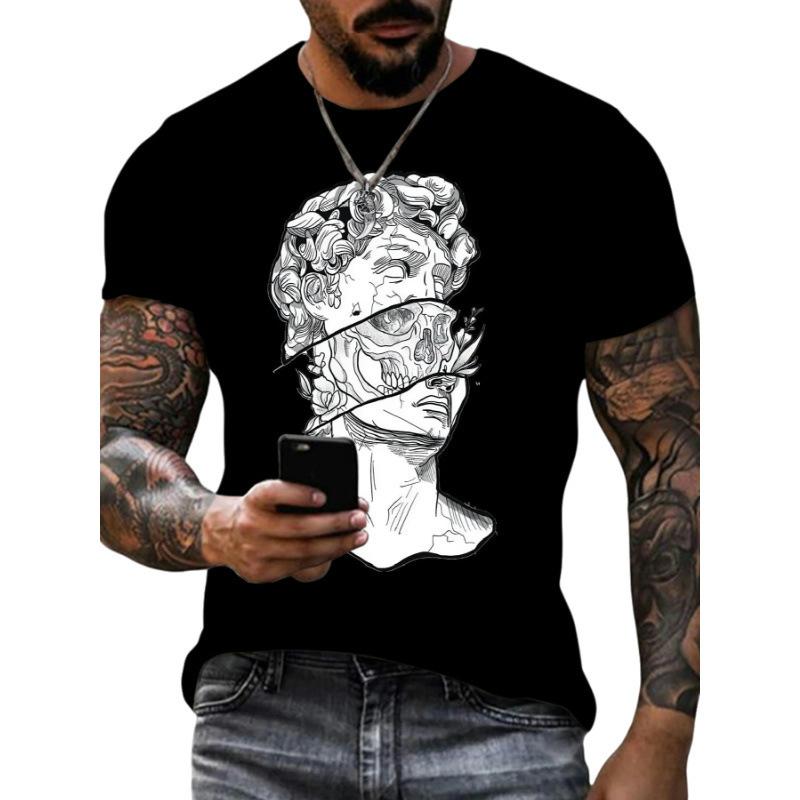 Sporty Men's Short-Sleeve T-Shirt, 23 Print, Athletic Top