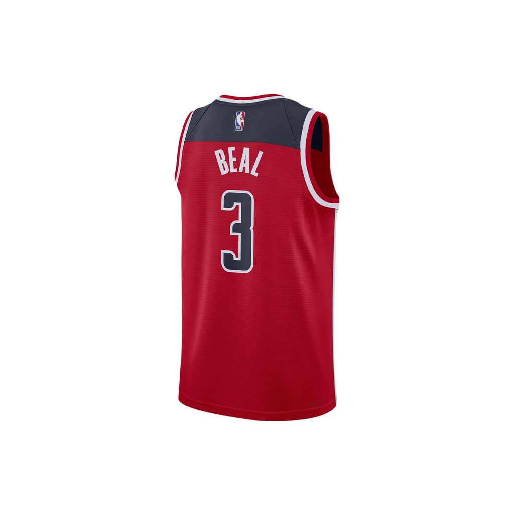 Nike NBA Swingman Jersey, 2022-2023 Season, Washington Wizards, Bradley Beal #3, Team Print Basketball Vest Unisex Basketball Vest Red DN2025-659