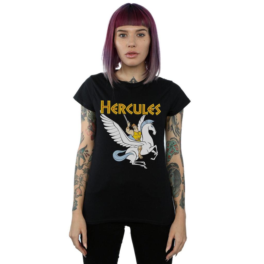 Disney Womens/Ladies Hercules With Pegasus Cotton T-Shirt