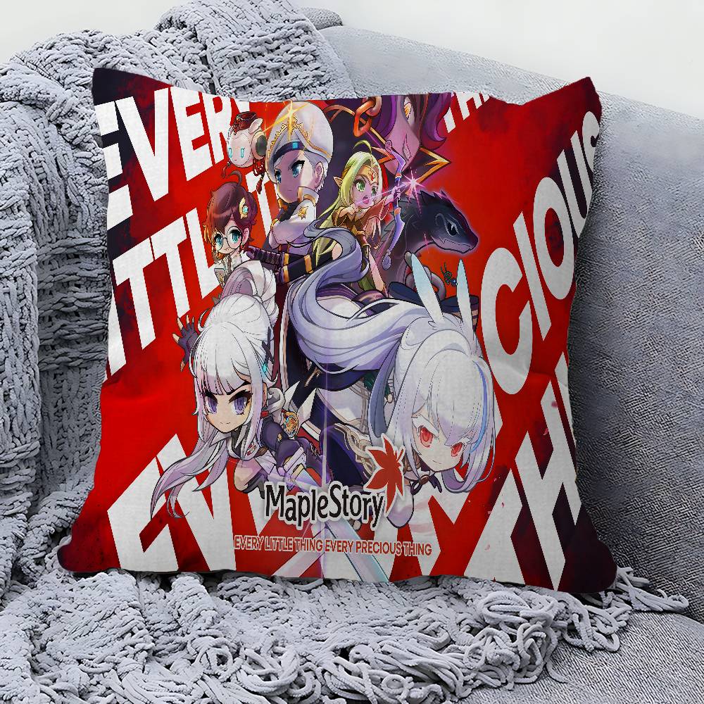 Game Maplestory In Stocked Gamer Pillow Cover for Bedroom Room and Living Room Sofa Decorative Cushion Cover