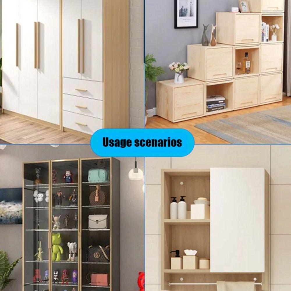 50pcs Solid Integrated Self Tapping Screw Wear-resistant Furniture Connector Bolt  Wine Cabinet