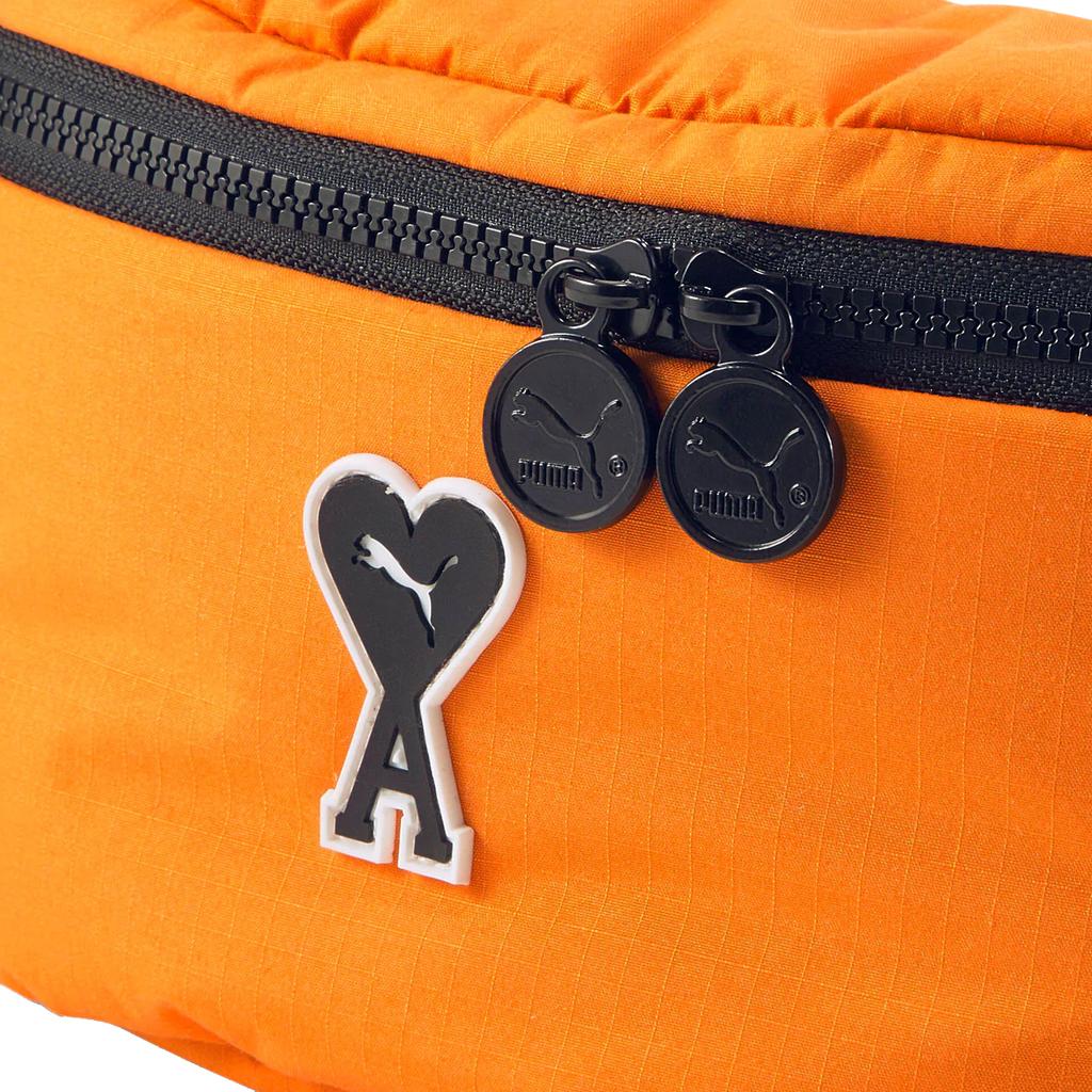 New PUMA AMI Collaboration Fabric One Shoulder Crossbody Bag Sling Bag Fanny Pack Regular Unisex Orange 079251-01