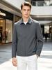 Leichte Sonnenschutzjacke für Herren - Frühjahr/Sommer 2026 Business Casual Revers Oberteil, Unifarben