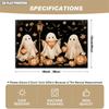 4/6pcs Halloween Themed Placemats, Featuring, Pumpkin, Bat, and Fallen Leaf Patterns, Suitable for Holiday Celebration Decorations. Ideal for Indoor P