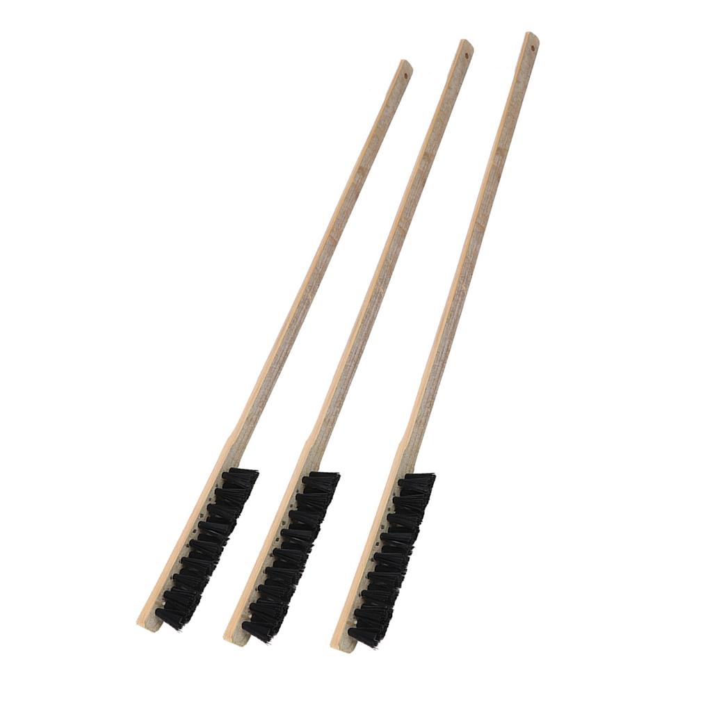 3PCS Wooden Durable Long Handle Bird Cage Cleaning Brush for Parrots Necessary Supplies