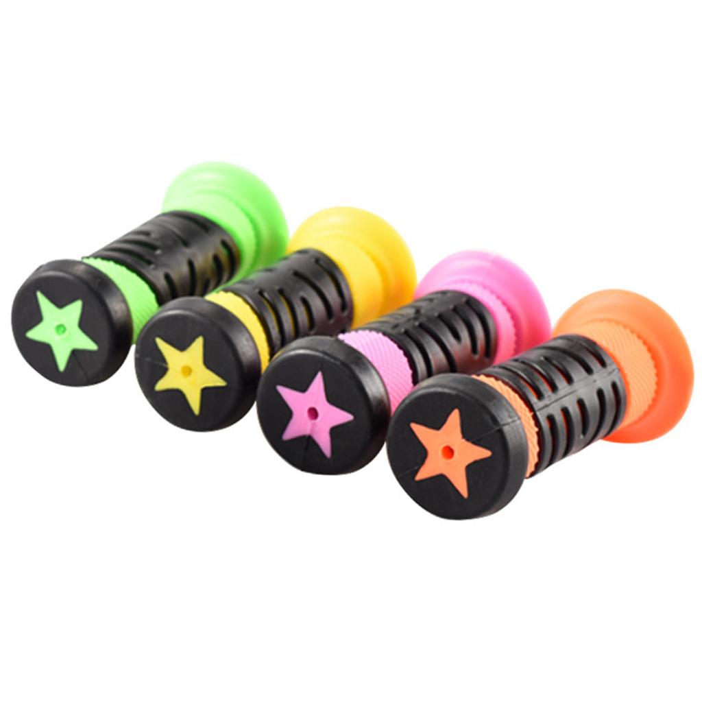 1Pair Childrens Bike Handlebars Scooter Handle Grips Kids Bike Grips NonSlip Bicycles Handlebar Grips Easy To Install