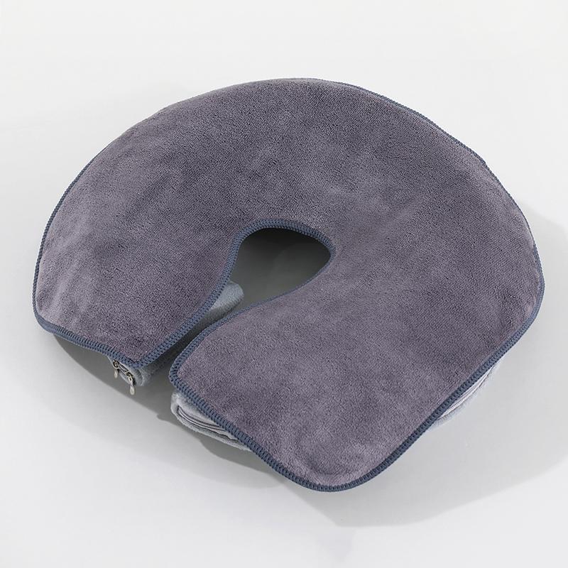 Headrest Cushion for Beauty SPA Massage Facial Care Supplies Microfiber U-Shaped Head Pad Towels Thickened Facial Pillow Covers