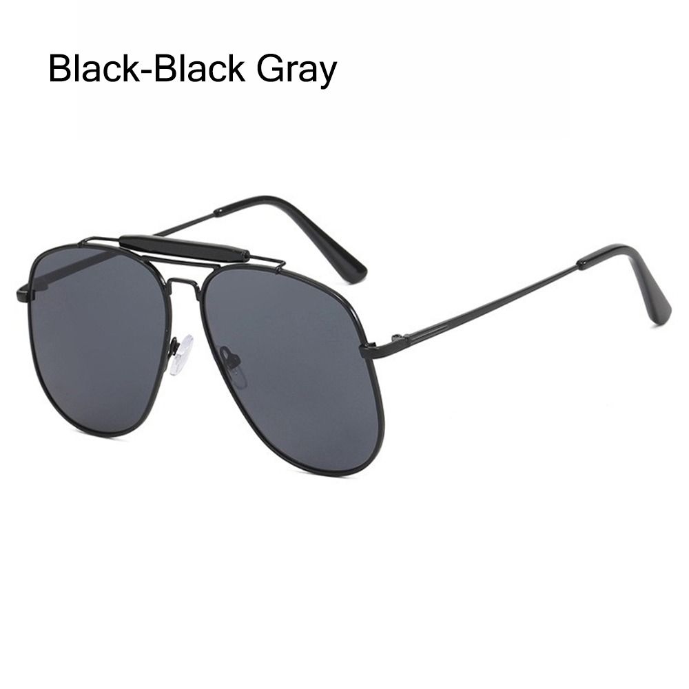 Fashion Oversized Metal Frame Sunglasses Street Shooting Outdoor UV Protection Sun Glasses Pilot Shades for Women & Men