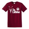 The Catfather T-Shirt Funny Cat's Dad Cat Lover Kitten Father Pops Tshirt Top