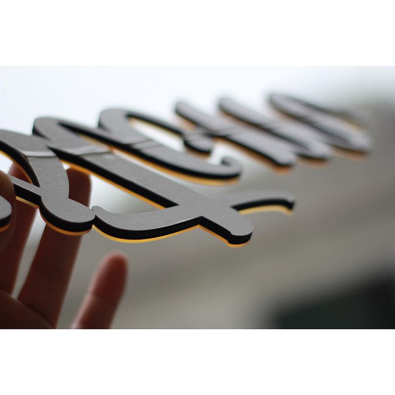 Acrylic English Letter Pendant Ornament - Laser Cut Festival Decoration