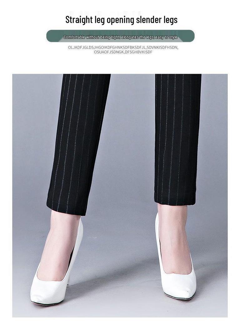 Frühlings- & Herbstlose Lässige Hosen mit geradem Bein für Frauen mittleren Alters und ältere Frauen