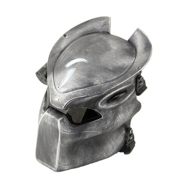CS Hry Kostým Maska Větraná Ochranná Obličejová Maska s Infračervenou Lampou pro Venkovní Halloween Maškarádu Cosplay