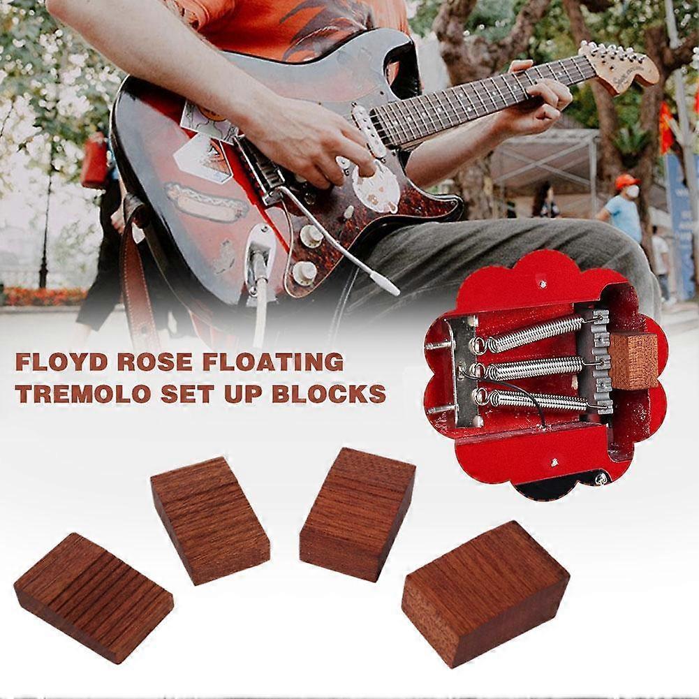 Bloki do ustawiania pływającego tremolo Floyd Rose - Klin tremolo 4 szt./zestaw