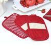 1Pc Non-slip Oven Mitt Reusable Cotton Potholder Heat Resistant Kitchen Mat Insulation Pad for Baking Cooking